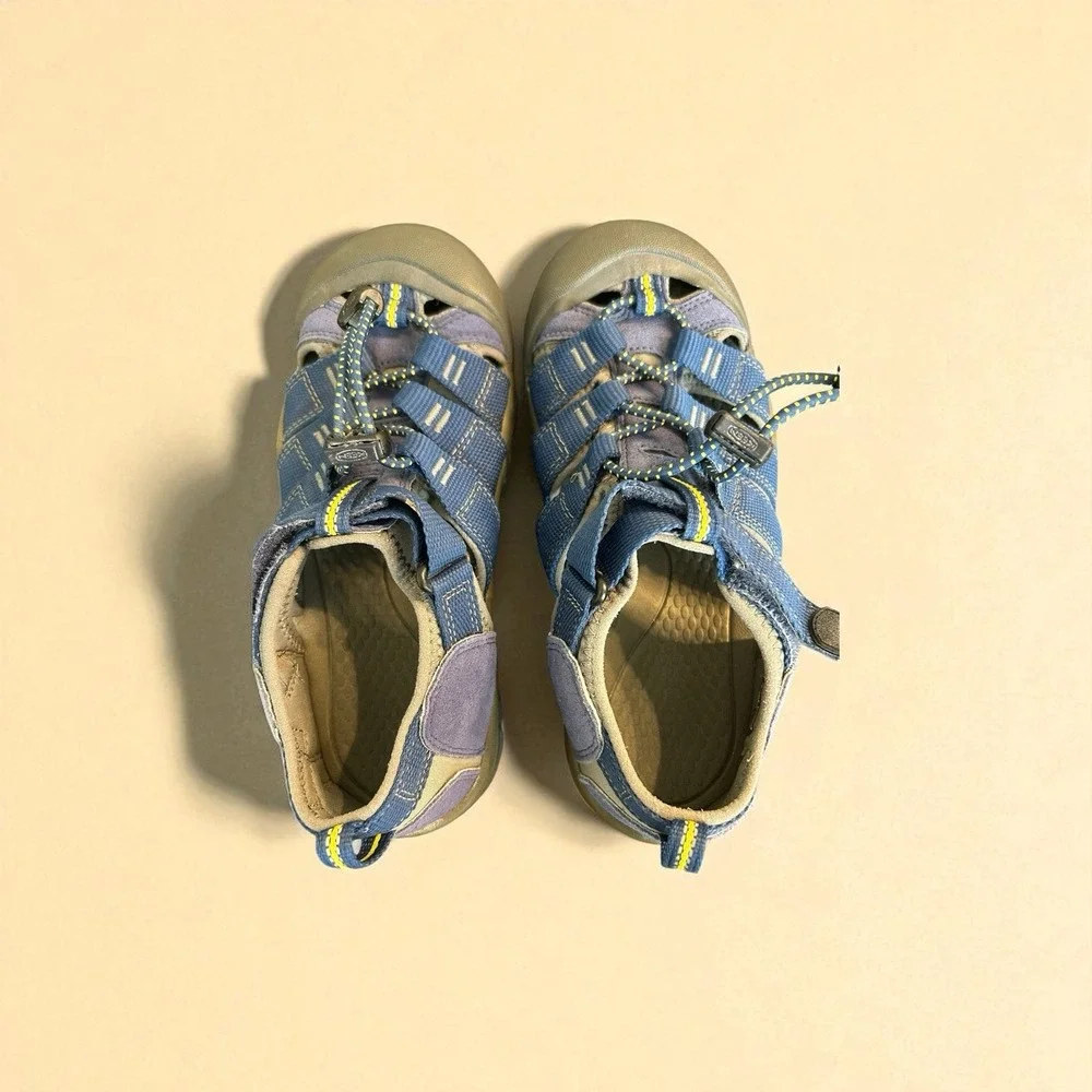 Keen Sandals Kids Size 3 Newport H2 Trail Hiking‎ Water Sport Sandal Navy Shoes